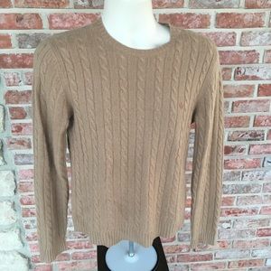 Women’s Lauren Ralph Lauren Tan Cashmere Sweater M